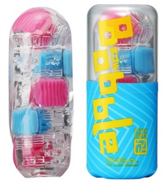 Мастурбатор Tenga Bobble Crazy Cubes - Tenga - в Ангарске купить с доставкой