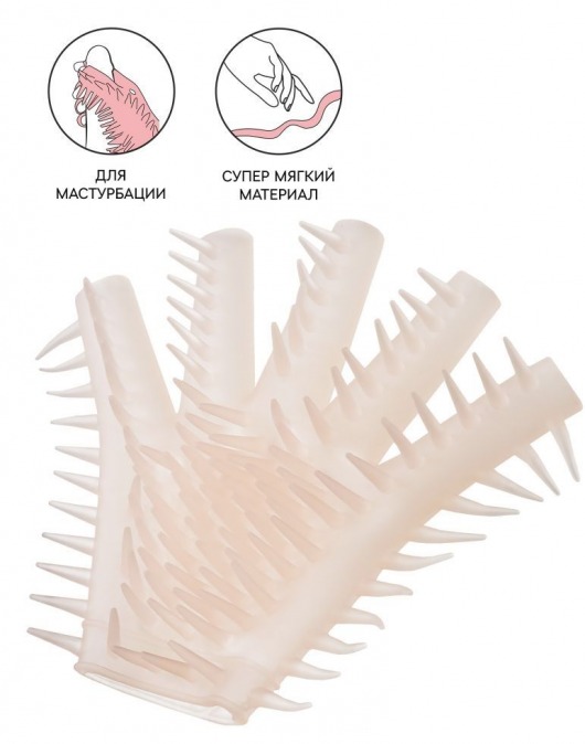 Телесная перчатка-мастубратор для чувственного массажа - Штучки-дрючки - в Ангарске купить с доставкой