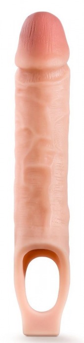 Телесная насадка на пенис 10 Inch Cock Sheath Extender - 25 см. - Blush Novelties - в Ангарске купить с доставкой