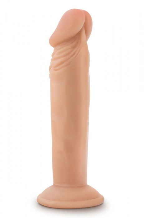 Телесный фаллоимитатор-реалистик 6 Inch Posable Dildo - 16,5 см. - Blush Novelties