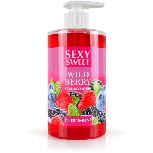 Гель для душа Sexy Sweet Wild Berry с ароматом лесных ягод и феромонами - 430 мл. -  - Магазин феромонов в Ангарске