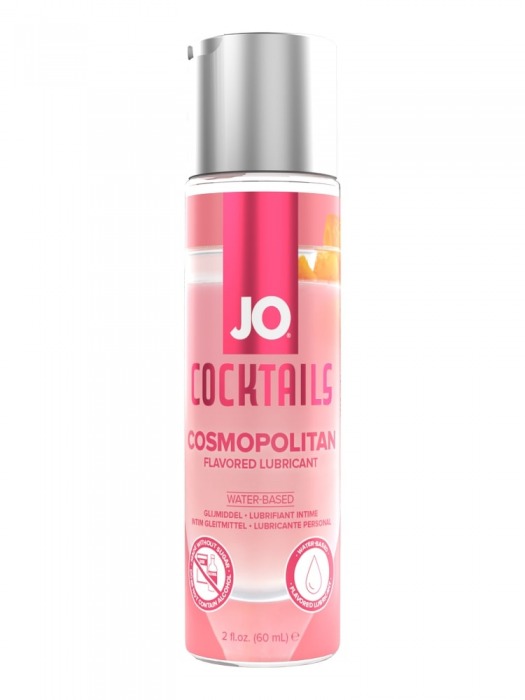 Вкусовой лубрикант на водной основе JO Cocktails Cosmopolitan - 60 мл. - System JO - купить с доставкой в Ангарске