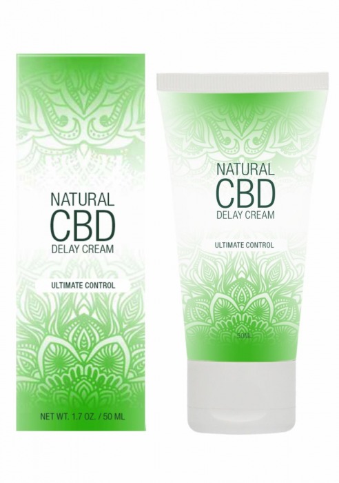 Крем-пролонгатор Natural CBD Delay Cream - 50 мл. - Shots Media BV - купить с доставкой в Ангарске