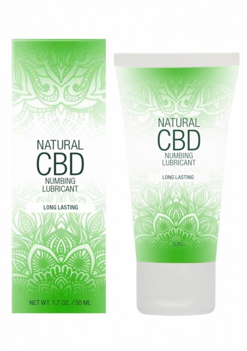 Лубрикант с пролонгирующим эффектом Natural CBD Numbing Lubricant - 50 мл. - Shots Media BV - купить с доставкой в Ангарске