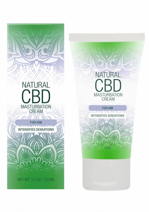 Крем для мастурбации для мужчин Natural CBD Masturbation Cream For Him - 50 мл. - Shots Media BV - купить с доставкой в Ангарске