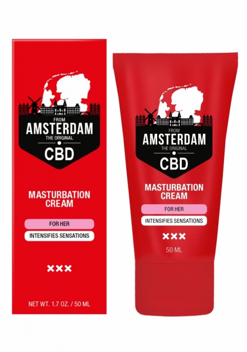 Крем для мастурбации для женщин CBD from Amsterdam Masturbation Cream For Her - 50 мл. - Shots Media BV - купить с доставкой в Ангарске