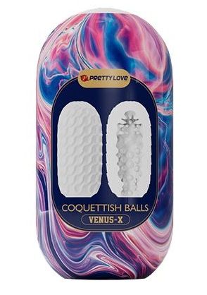 Мастурбатор в форме яйца Coquettish Balls - Baile - в Ангарске купить с доставкой