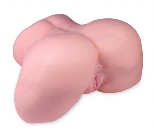 Реалистичный мастурбатор-полуторс с 2 рабочими отверстиями - S-HANDE - в Ангарске купить с доставкой