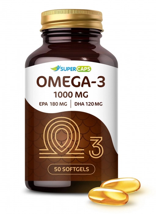 Пищевая добавка SuperCaps OMEGA-3 - 50 капсул (1000 мг) - SuperCaps - купить с доставкой в Ангарске
