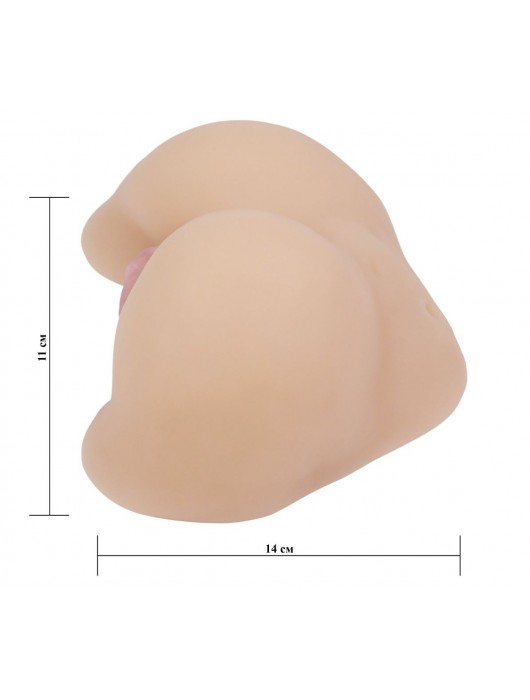 Вибровагина из киберкожи с выносным пультом - LOVETOY (А-Полимер) - в Ангарске купить с доставкой