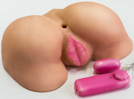 Вибровагина с двумя отверстиями и с выносным пультом - LOVETOY (А-Полимер) - в Ангарске купить с доставкой