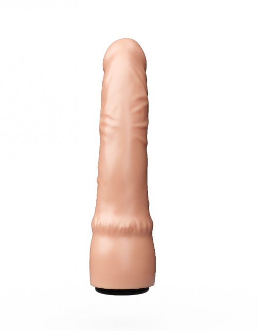 Телесная насадка в форме фаллоса для трусиков с плугом - 19,3 см. - LOVETOY (А-Полимер) - купить с доставкой в Ангарске