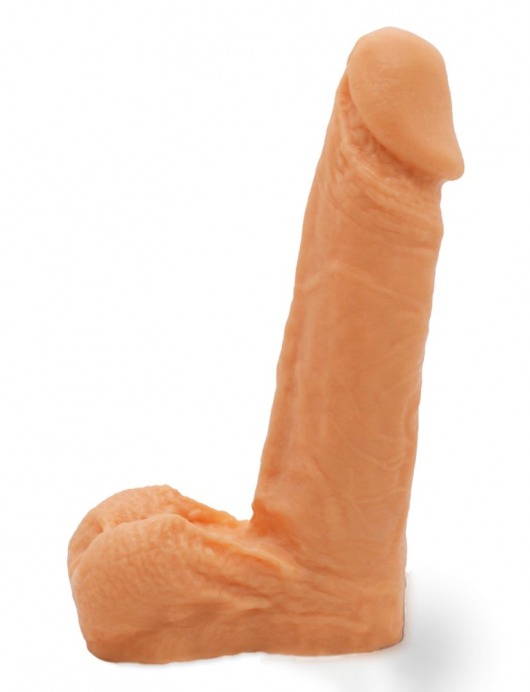 Реалистичный фаллоимитатор с мошонкой на трусиках Харнесс - 16,5 см. - LOVETOY (А-Полимер) - купить с доставкой в Ангарске