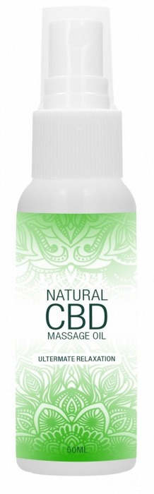 Массажное масло Natural CBD Massage Oil - 50 мл. - Shots Media BV - купить с доставкой в Ангарске