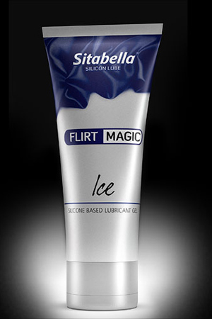 Силиконовая гель-смазка FLIRT MAGIC Ice с лёгким пролонгирующим эффектом - 75 мл. - Sitabella - купить с доставкой в Ангарске