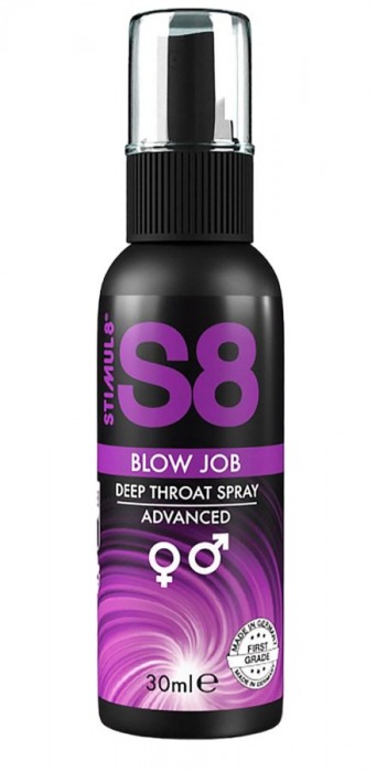 Лубрикант для орального секса S8 Deep Throat Spray - 30 мл. - Stimul8 - купить с доставкой в Ангарске