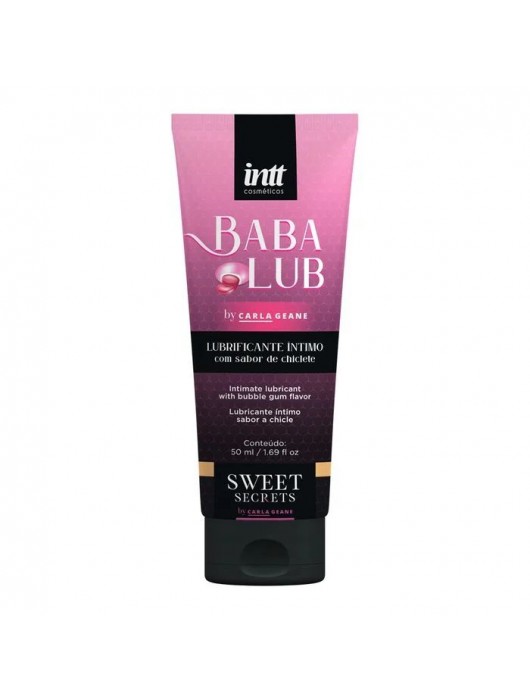 Лубрикант на водной основе Babalub с ароматом жвачки - 50 мл. - INTT - купить с доставкой в Ангарске