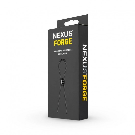 Черное эрекционное лассо Nexus Forge Single - Nexus Range - в Ангарске купить с доставкой