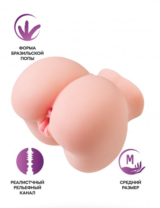 Реалистичный мастурбатор Giovanna - ToyFa - в Ангарске купить с доставкой