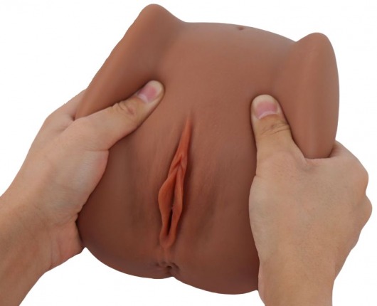 Мастурбатор Black Beauty - вагина и анус - S-HANDE - в Ангарске купить с доставкой