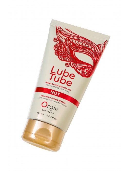 Интимный гель на водной основе Lube Tube Hot с разогревающим эффектом - 150 мл. - ORGIE - купить с доставкой в Ангарске