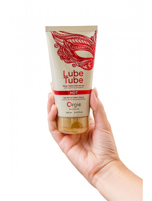 Интимный гель на водной основе Lube Tube Hot с разогревающим эффектом - 150 мл. - ORGIE - купить с доставкой в Ангарске