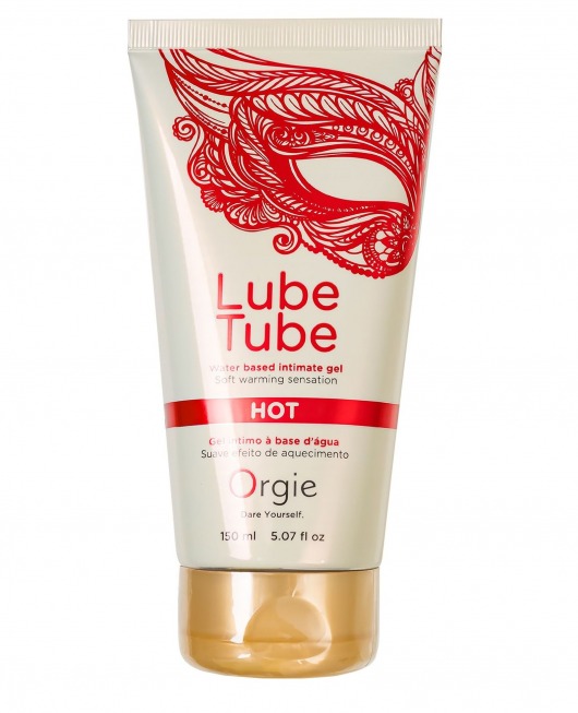 Интимный гель на водной основе Lube Tube Hot с разогревающим эффектом - 150 мл. - ORGIE - купить с доставкой в Ангарске