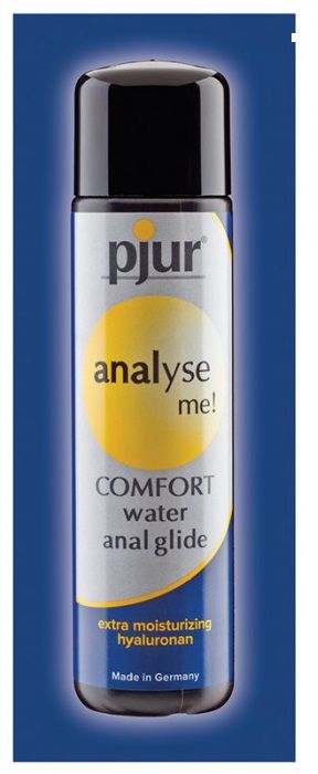 Анальный лубрикант pjur ANALYSE ME Comfort Water Anal Glide - 2 мл. - Pjur - купить с доставкой в Ангарске