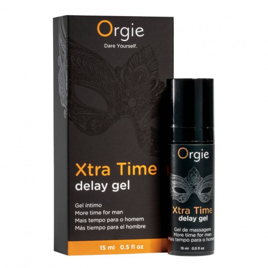 Продлевающий гель Orgie Xtra Time Delay Gel - 15 мл. - ORGIE - купить с доставкой в Ангарске