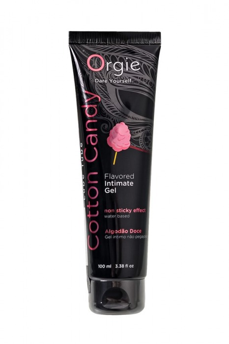 Интимный гель на водной осное Lube Tube Cotton Candy со вкусом сахарной ваты - 100 мл. - ORGIE - купить с доставкой в Ангарске