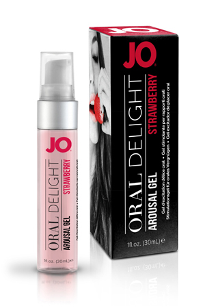 Клубничный лубрикант для оральных ласк Oral Delight Strawberry Sensation - 30 мл. - System JO - купить с доставкой в Ангарске