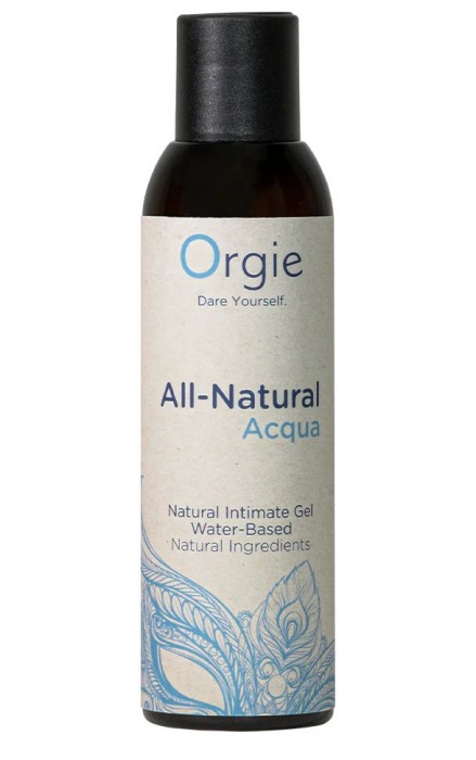 Интимный гель на водной основе Orgie All-Natural Acqua - 150 мл. - ORGIE - купить с доставкой в Ангарске