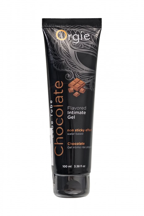 Интимный гель на водной основе Lube Tube Chocolate с шоколадным вкусом - 100 мл. - ORGIE - купить с доставкой в Ангарске