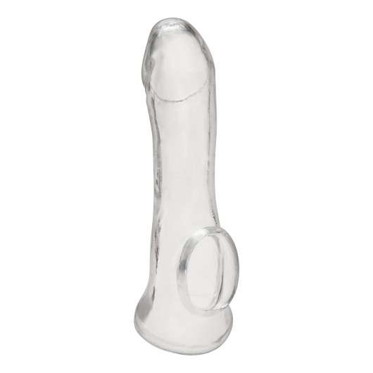 Прозрачная насадка на пенис Transparent Penis Enhancing Sleeve Extension - 15,9 см. - BlueLine - в Ангарске купить с доставкой