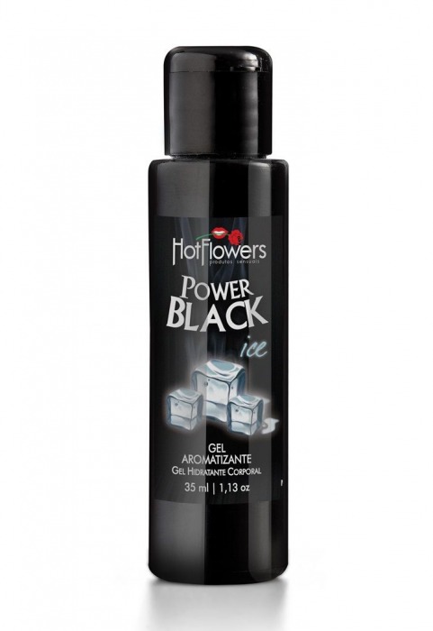 Стимулирующий гель для массажа Power Black - 35 мл. - HotFlowers - купить с доставкой в Ангарске