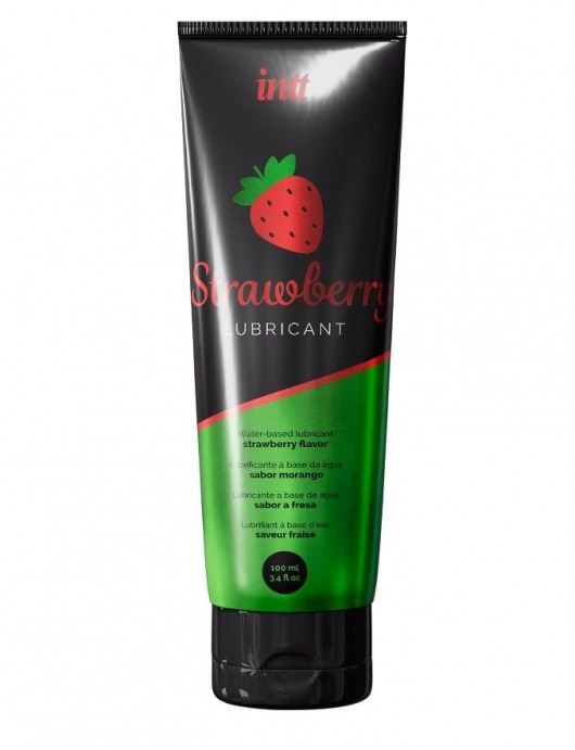 Смазка на водной основе с ароматом клубники Strawberry Lubricant - 100 мл. - INTT - купить с доставкой в Ангарске