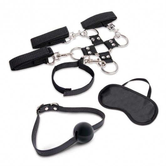 Набор для фиксации из 7 предметов Hogtie   Ball Gag Kit - Lux Fetish - купить с доставкой в Ангарске