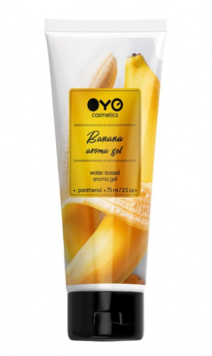 Лубрикант на водной основе OYO Aroma Gel Banana с ароматом банана - 75 мл. - OYO - купить с доставкой в Ангарске