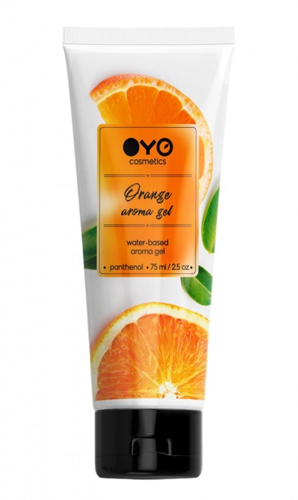 Лубрикант на водной основе OYO Aroma Gel Orange с ароматом апельсина - 75 мл. - OYO - купить с доставкой в Ангарске