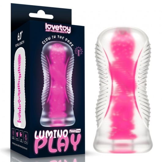 Светящийся в темноте мастурбатор 6.0 Lumino Play Masturbator - Lovetoy - в Ангарске купить с доставкой