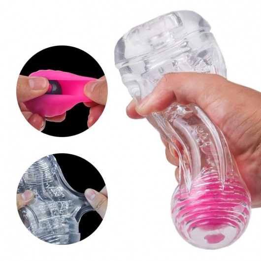 Прозрачный вибромастурбатор Space Capsule-RСT - S-HANDE - в Ангарске купить с доставкой