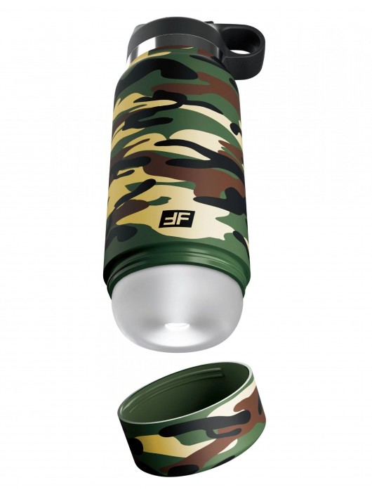Мастурбатор в камуфляжной колбе Fap Flask - Pipedream - в Ангарске купить с доставкой