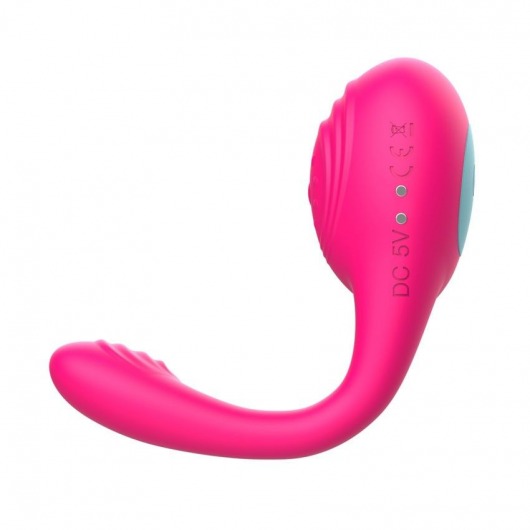 Розовое виброкольцо с пультом ДУ - I-MOON - в Ангарске купить с доставкой