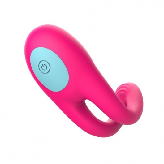 Розовое виброкольцо с пультом ДУ - I-MOON - в Ангарске купить с доставкой