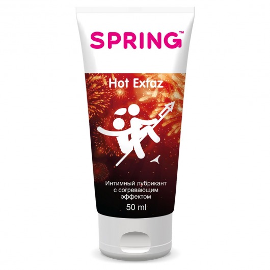 Согревающие интимный лубрикант Spring Hot Extaz - 50 мл. - SPRING - купить с доставкой в Ангарске