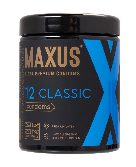 Классические презервативы MAXUS Classic - 12 шт. - Maxus - купить с доставкой в Ангарске