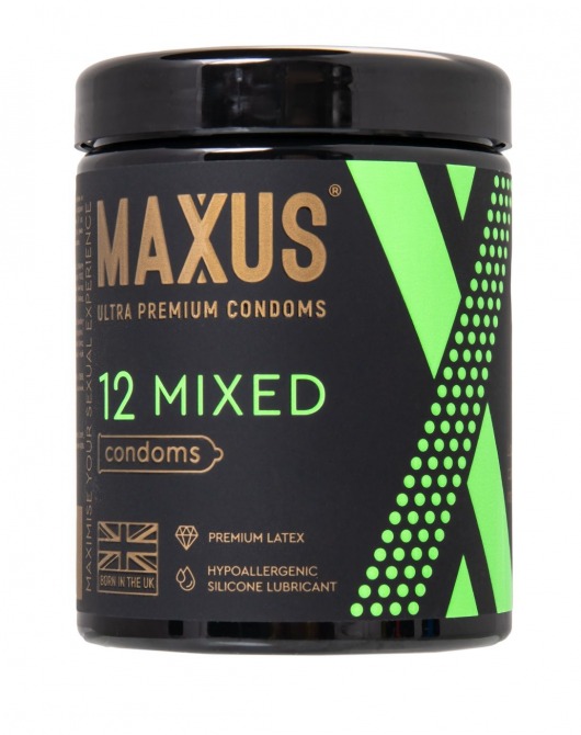 Презервативы MAXUS Mixed - 12 шт. - Maxus - купить с доставкой в Ангарске