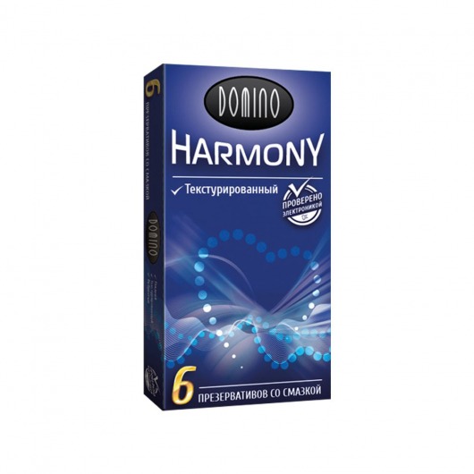 Текстурированные презервативы Domino Harmony - 6 шт. - Domino - купить с доставкой в Ангарске