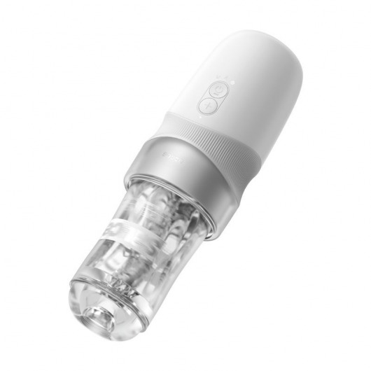 Белый автоматический мастурбатор Extra Sauce - Sauce - в Ангарске купить с доставкой