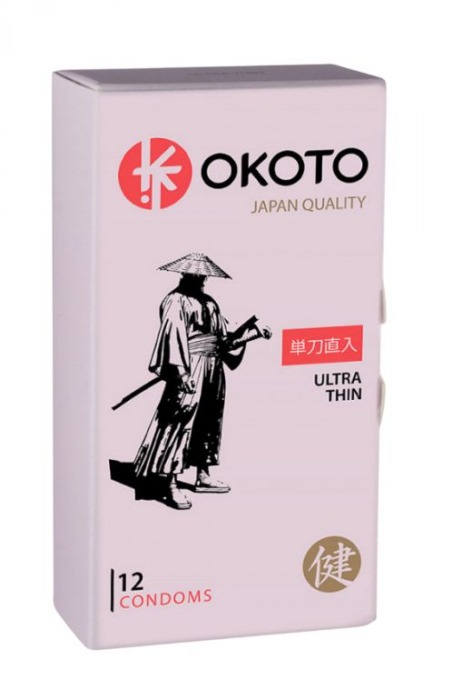 Тонкие презервативы OKOTO Ultra Thin - 12 шт. - Sitabella - купить с доставкой в Ангарске